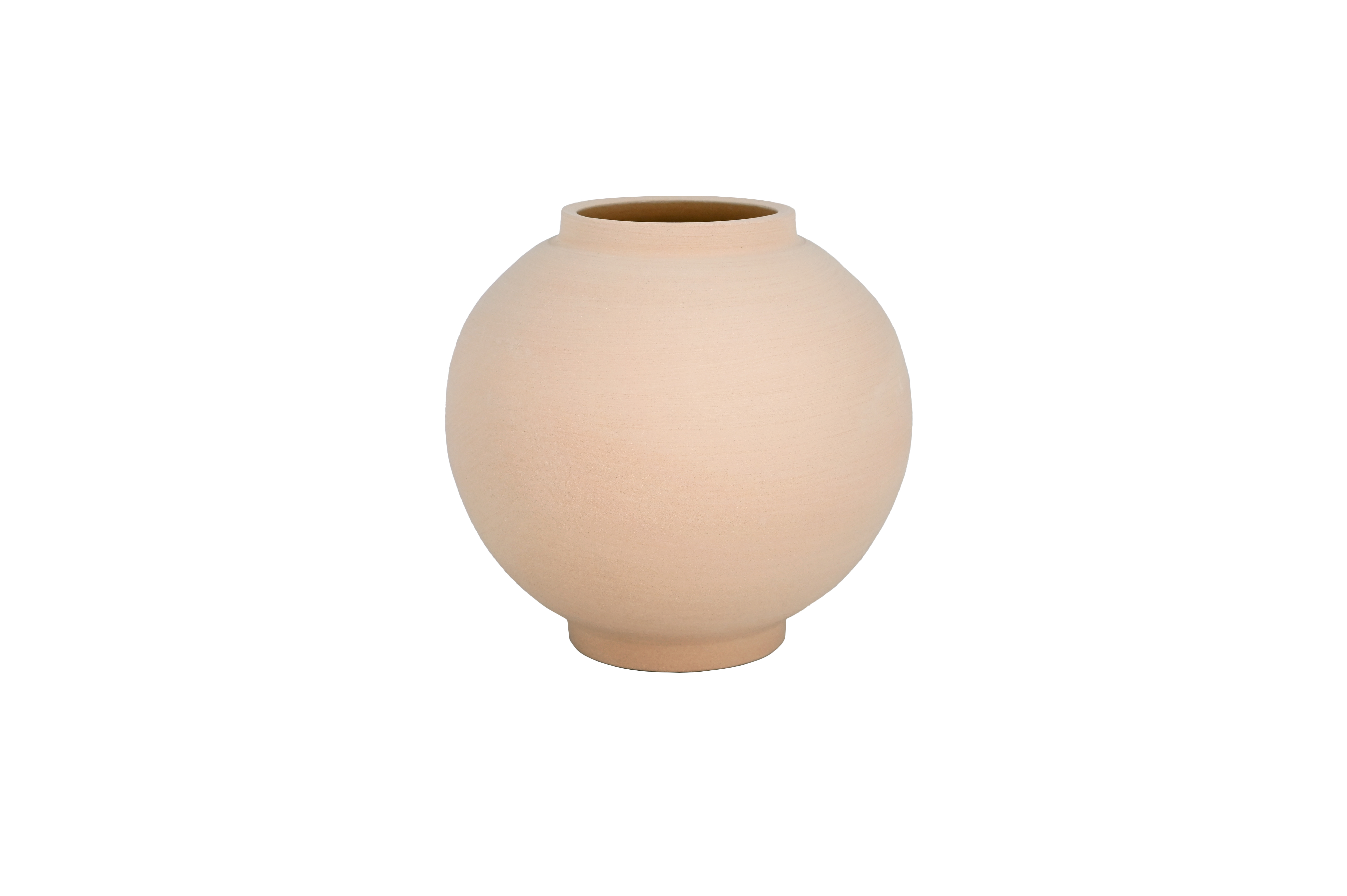 CHS clay ball vase - small 12 x 12 cm. terra 