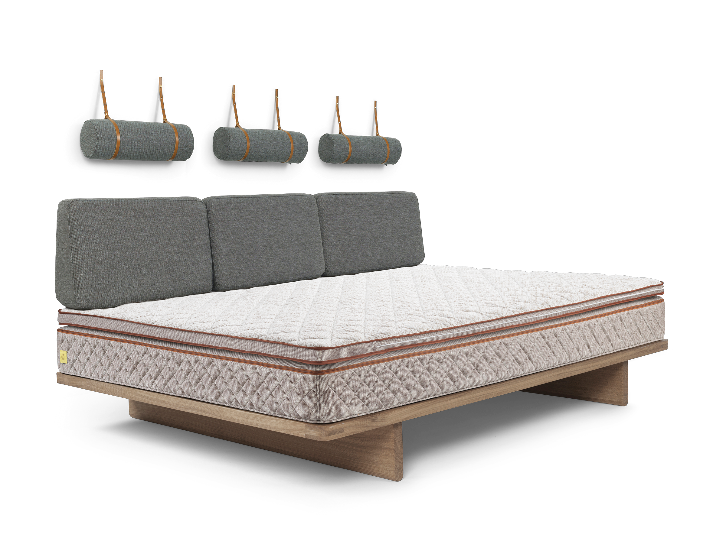 BM0555 bed | 210 x 160 cm | Side to wall eiken olie HR FSC® 70% Cla