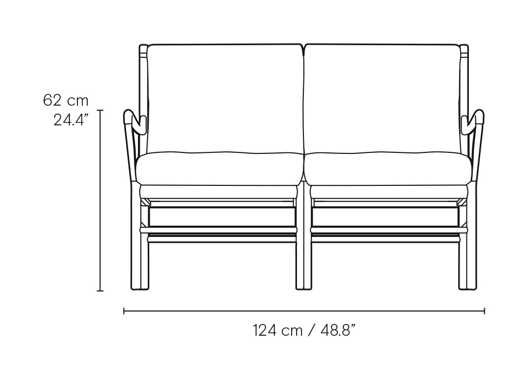 Ole Wanscher デザインの OW149-2 | Colonial Sofa を購入する| Carl