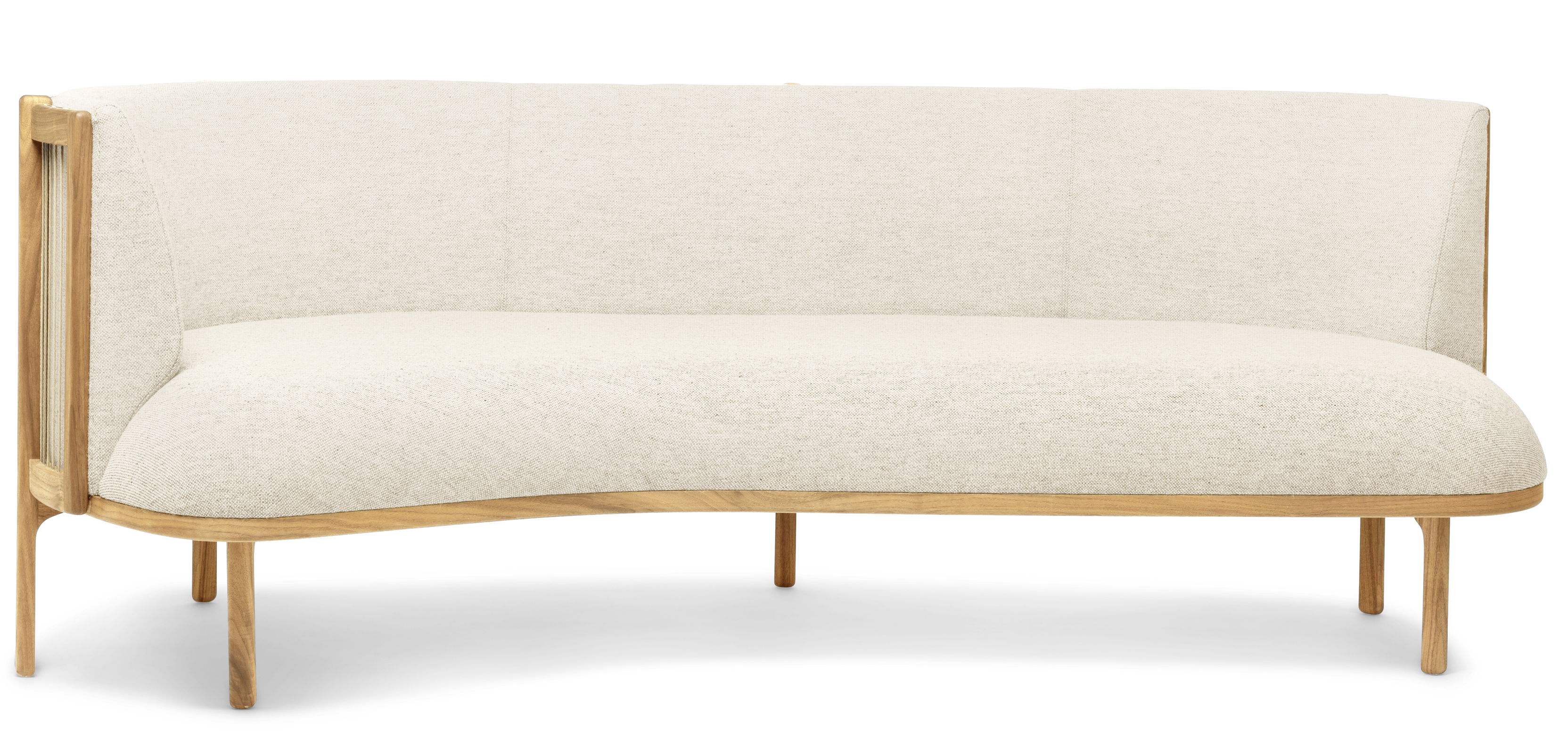 RF1903-L Sofa-left eiken olie HR FSC70®% Hall dal 100 natural koord | Sideways sofa