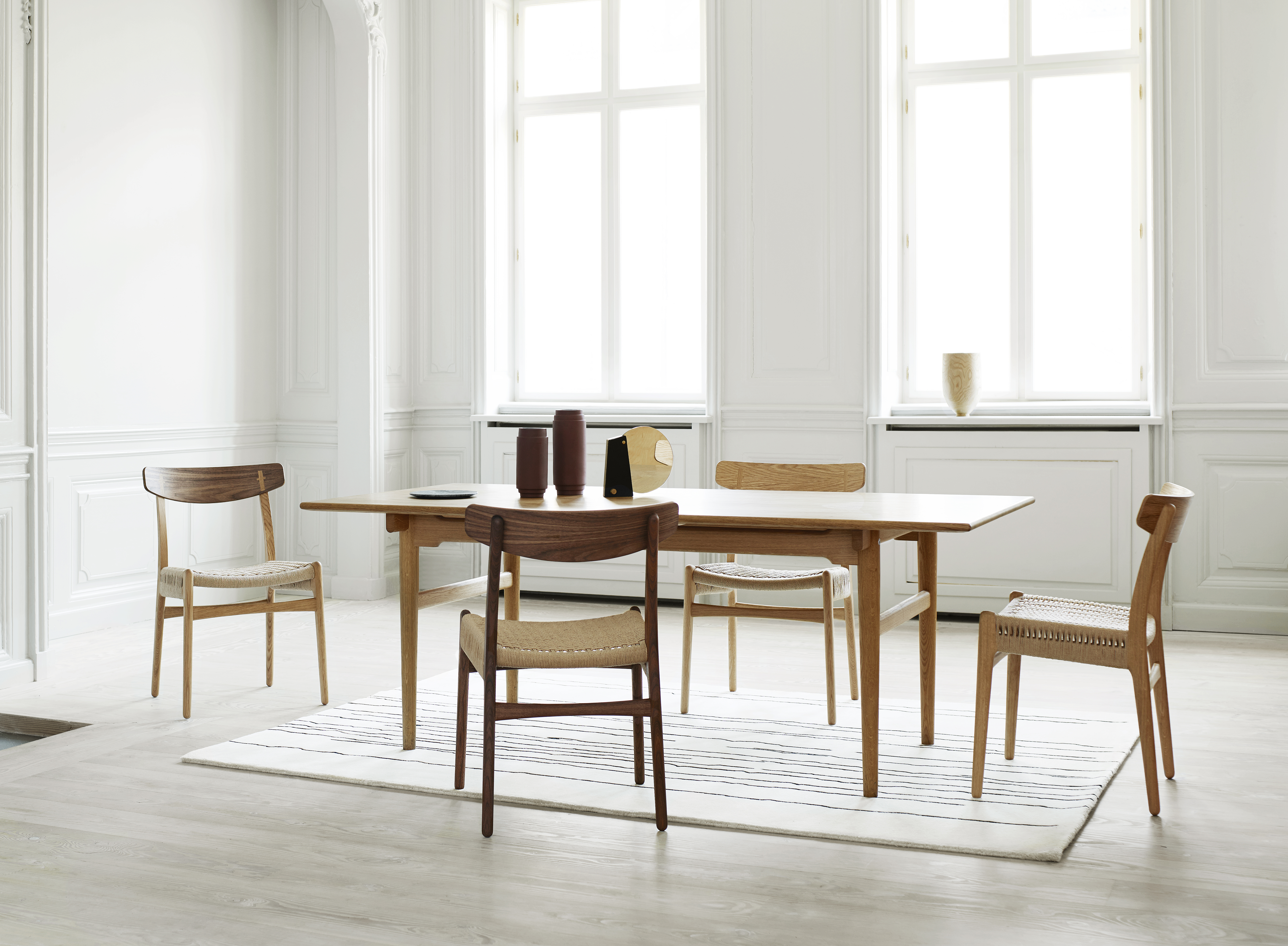 portemonnee Isaac plannen Buy CH327 | Dining Table designed by Hans J. Wegner | Carl Hansen & Søn