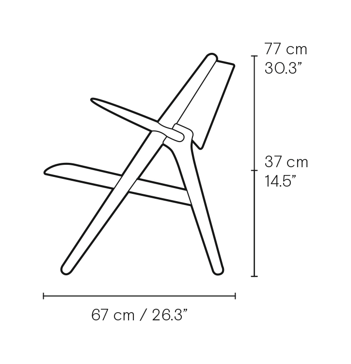 CH28T Lounge chair | by Hans J. Wegner | Carl Hansen & Søn