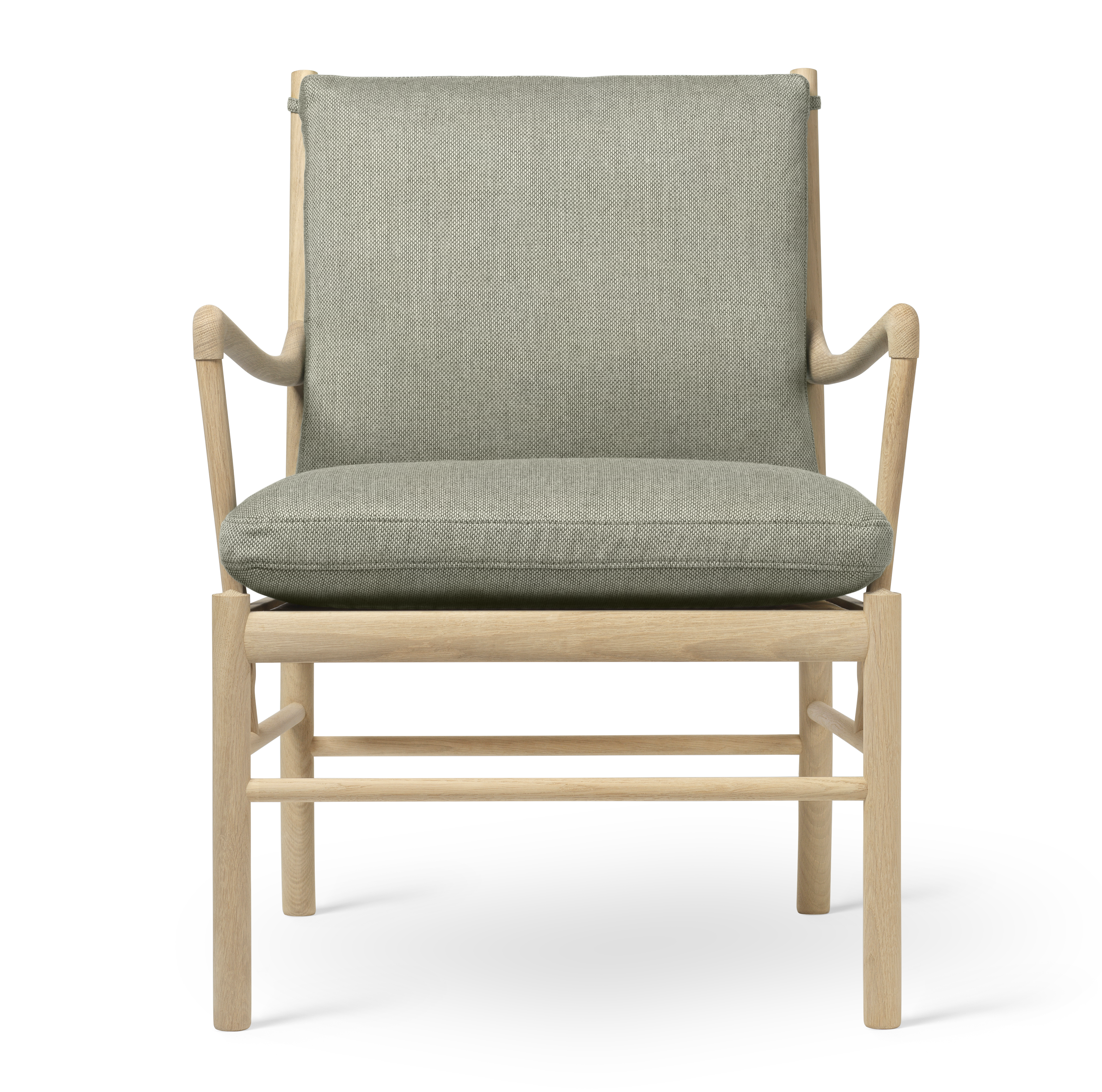 OW149 Colonial Chair eiken zeep HR Re-wool 0408 | Colonial Chair