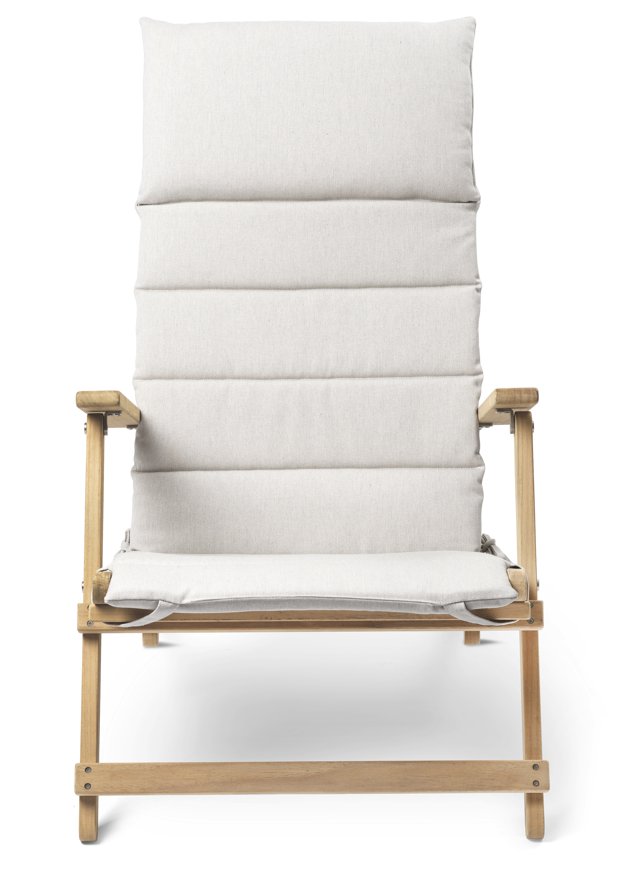 white deck chair